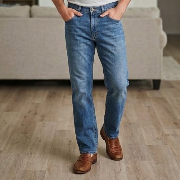 Wrangler Other - Wrangler Men's Dark Blue Straight Jeans 30x32